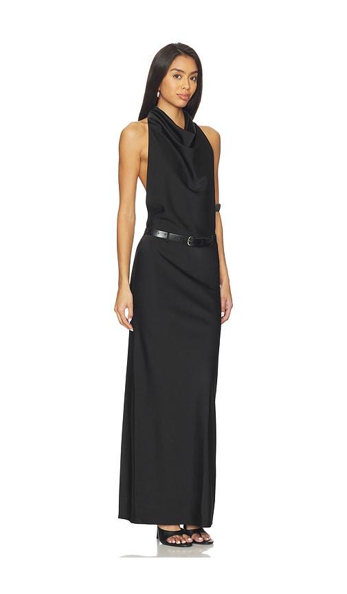 superdown hazel maxi dress in black. - size l (also in xs, xxs, s, m)