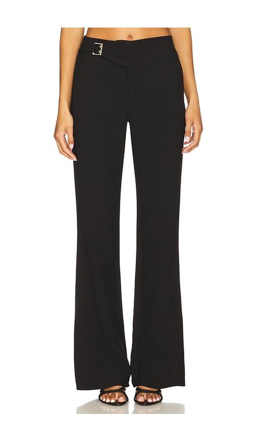 superdown jessica bootcut pant in black. - size l (also in xxs, xs, xl, s, m)