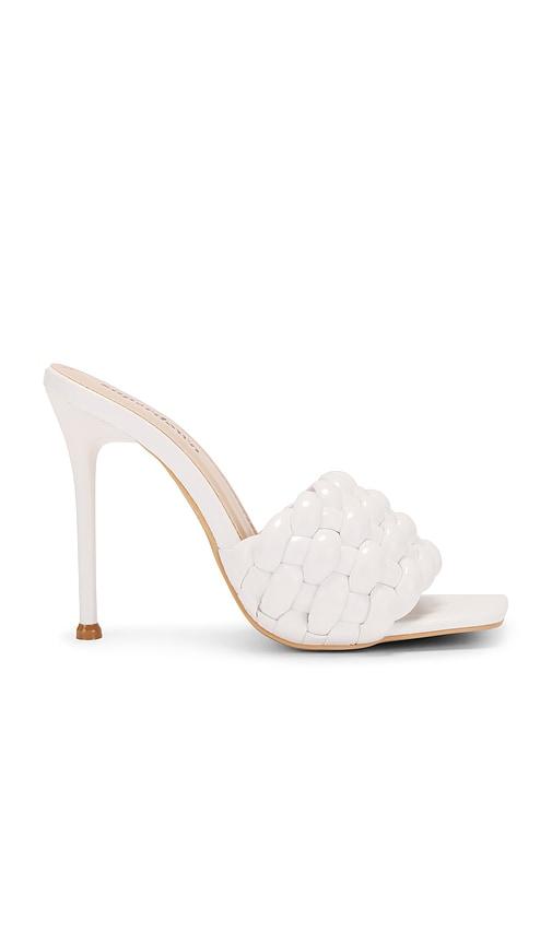 superdown jocelyn heel in white. - size 6 (also in 7, 8, 9, 10)