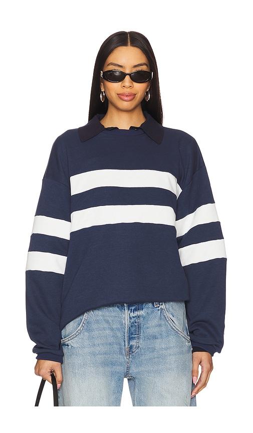 superdown jordy oversized crewneck in navy. - size s (also in xs)