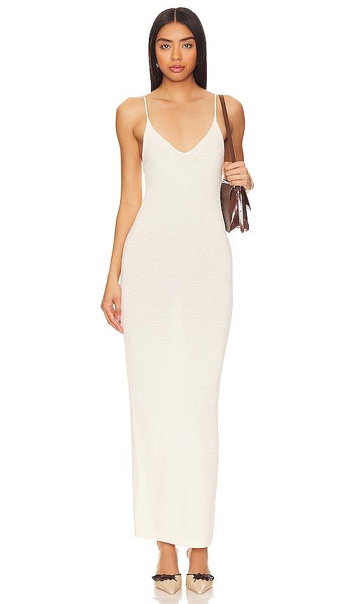 superdown jream maxi dress in beige. - size m (also in l)