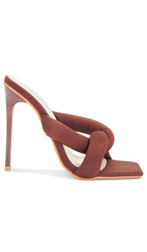 superdown junie sandal in chocolate. - size 10 (also in 6, 7, 8, 9)