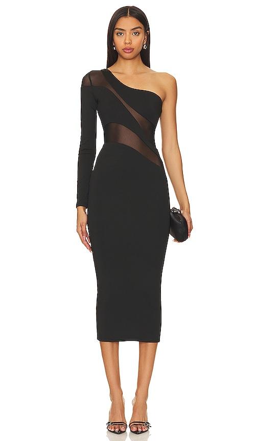 superdown kaelyn maxi dress in black. - size s (also in xxs, xs)