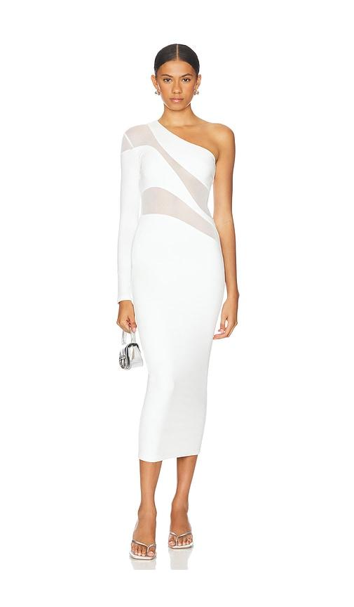 superdown kaelyn maxi dress in white. - size m (also in s)