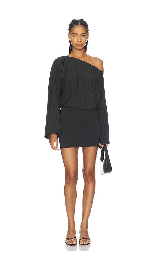 superdown katiya mini dress in black. - size l (also in m, s, xl, xs, xxs)