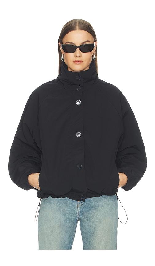 superdown kirrily funnel neck jacket in black. - size xs (also in xxs)