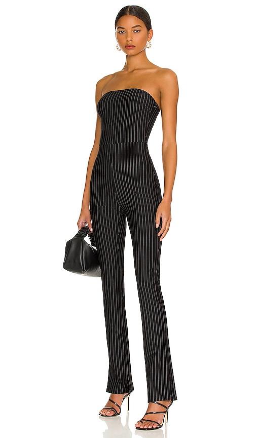 superdown kristina jumpsuit in black. - size s (also in xxs, xs, m, l, xl)