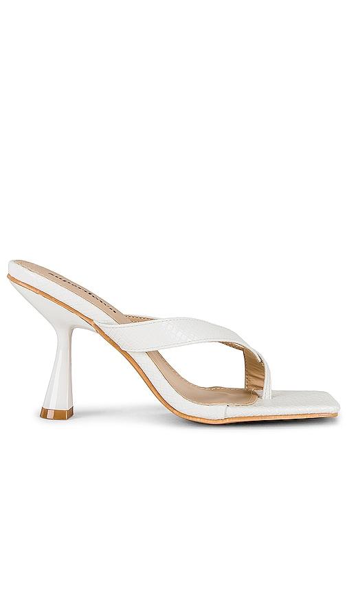 superdown lani heel in white. - size 10 (also in 8, 9)