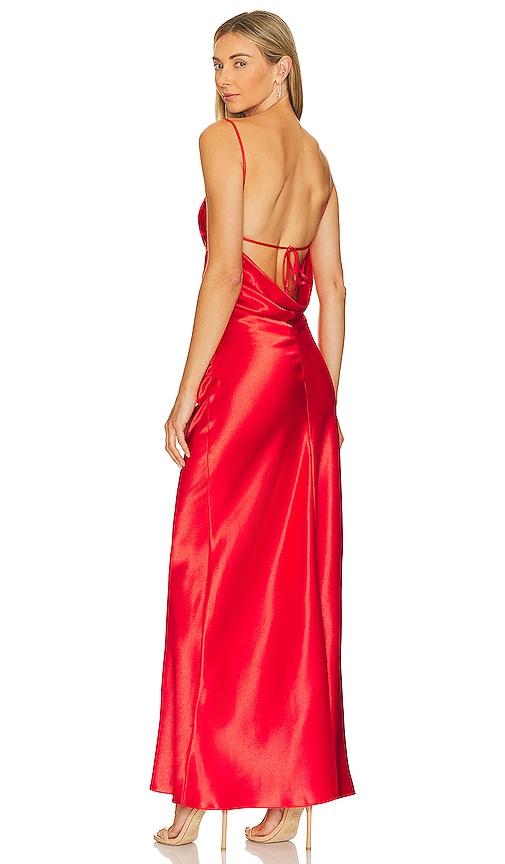 superdown lanthea maxi dress in red. - size s (also in xs)