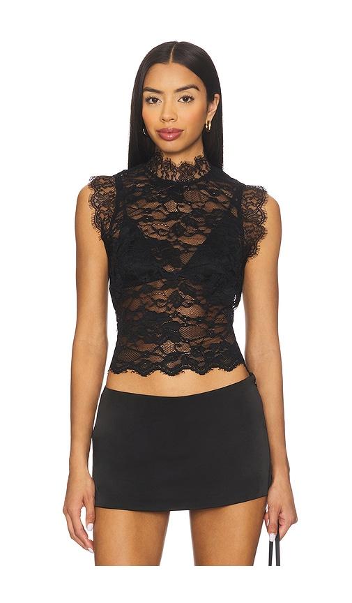 superdown laura top in black. - size m (also in s)