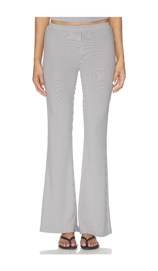 superdown libbie bootcut pant in grey. - size l (also in xxs, xs, s, m, xl)