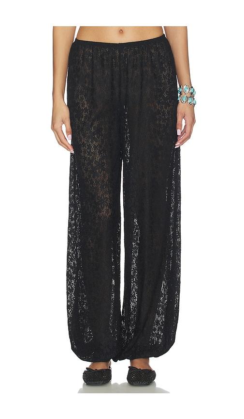 superdown liesel balloon pant in black. - size l (also in xs, s, m, xl)