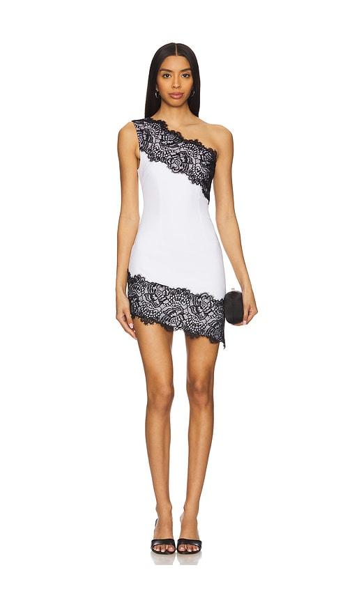 superdown lucyana mini dress in white. - size m (also in s)