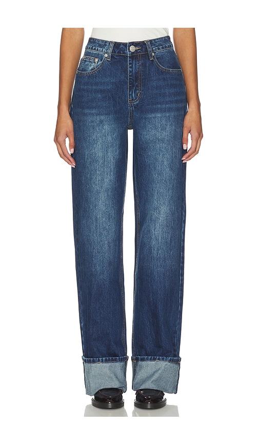 superdown lulu cuffed jean in blue. - size m (also in xxs, xs, s, xl)