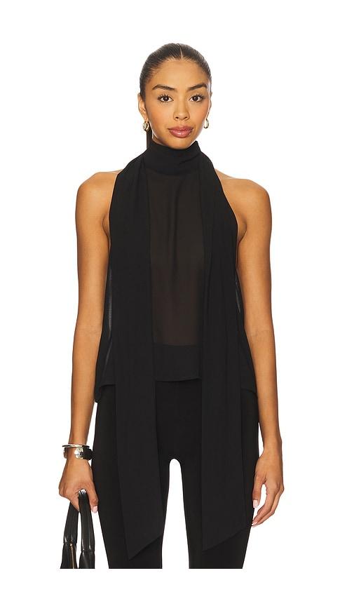 superdown mable top in black. - size l (also in m, s, xl, xs, xxs)