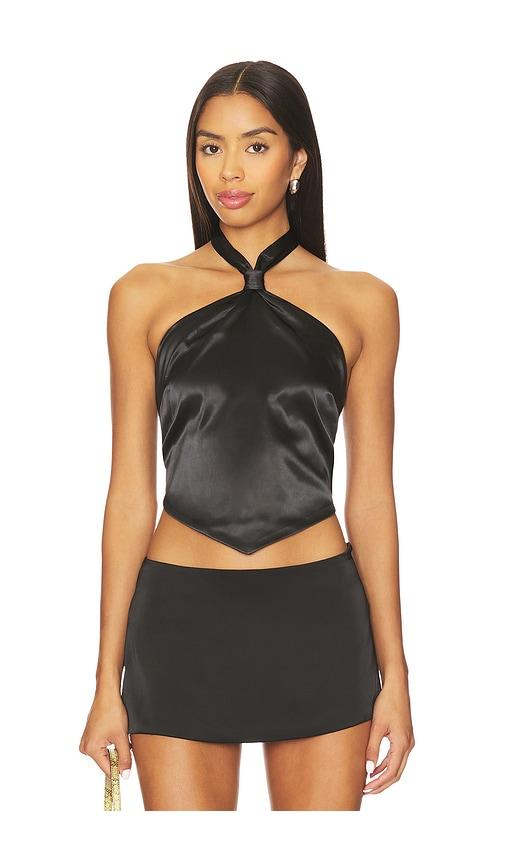 superdown martine top in black. - size l (also in m, xl)