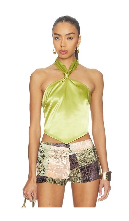 superdown martine top in green. - size m (also in xl)