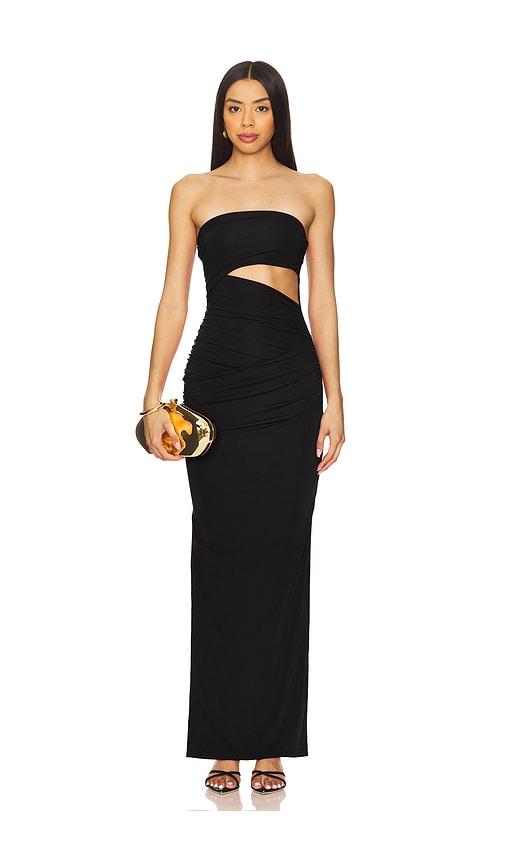 superdown messi maxi dress in black. - size m (also in s)