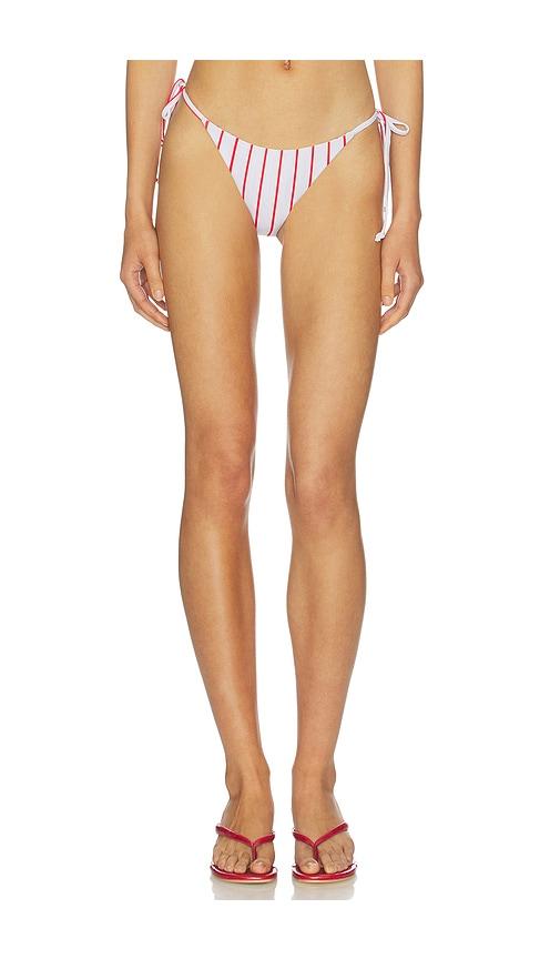 superdown minca bikini bottom in white. - size l (also in xs, xxs, s, m, xl)