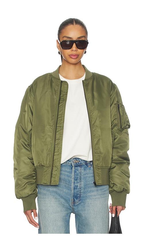 superdown monica bomber jacket in army. - size l (also in s, xxs, xs)