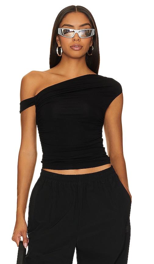 superdown moxie top in black. - size m (also in xs)