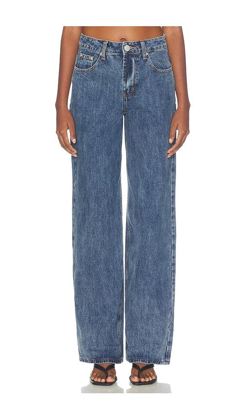superdown musette jean in blue. - size 23 (also in 24, 25, 26, 27, 28, 29, 30)