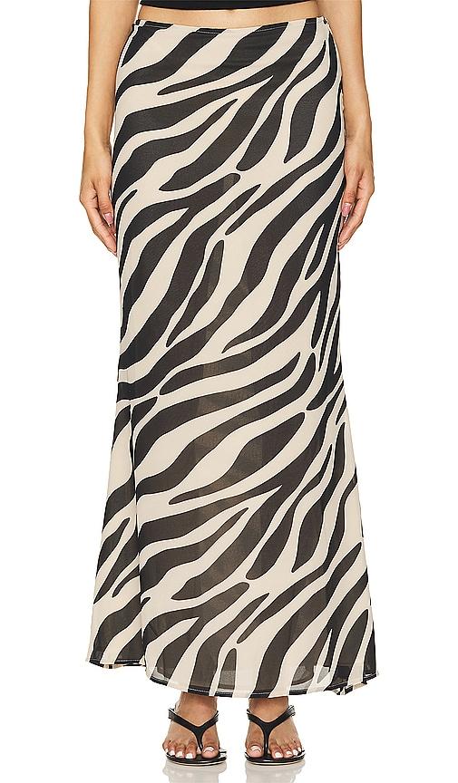 superdown nalani maxi skirt in cream. - size m (also in s)