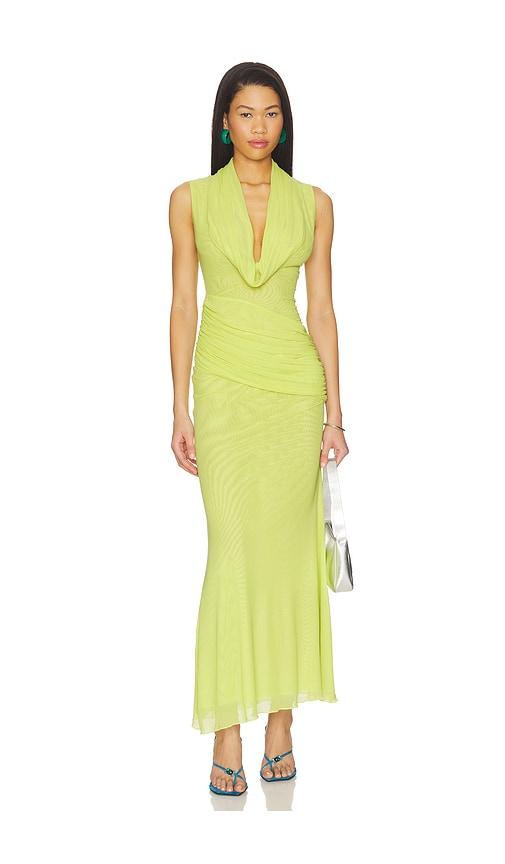 superdown purnima maxi dress in green. - size m (also in s, xs, xxs)