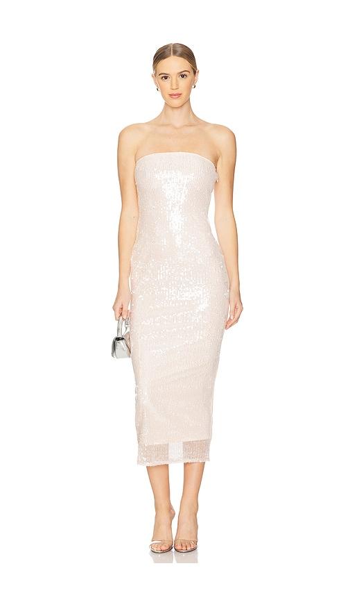 superdown reine maxi dress in pink. - size m (also in s)