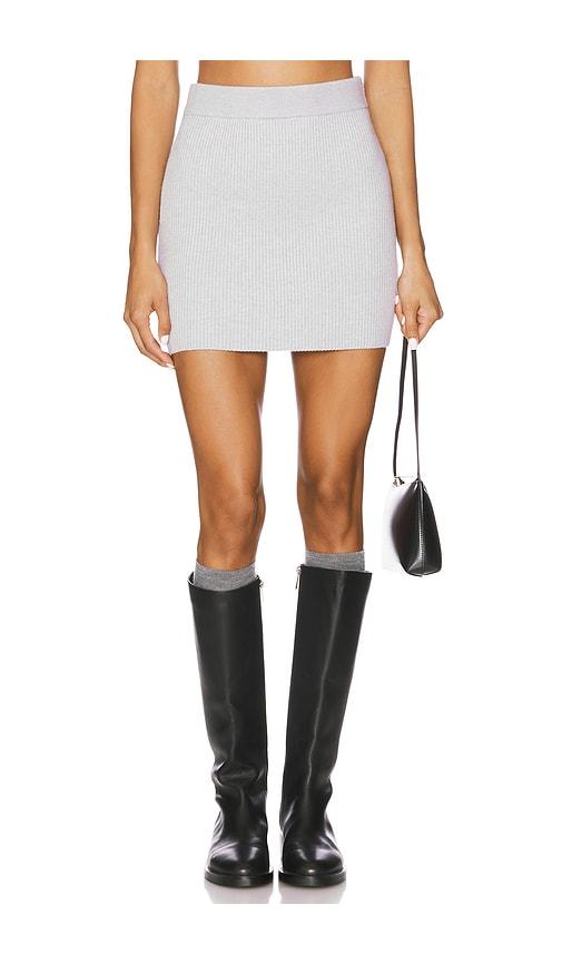 superdown sariyah mini skirt in grey. - size s (also in xs)