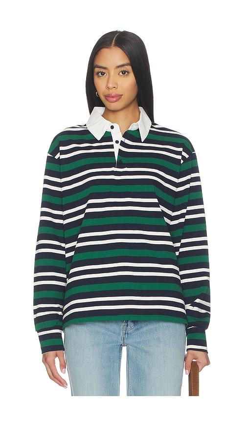superdown sashia polo top in green. - size s (also in xs)