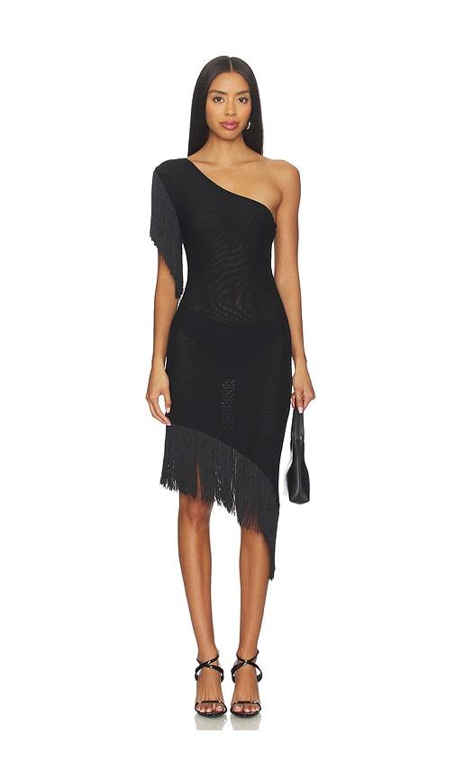 superdown tisa dress in black. - size m (also in xs)