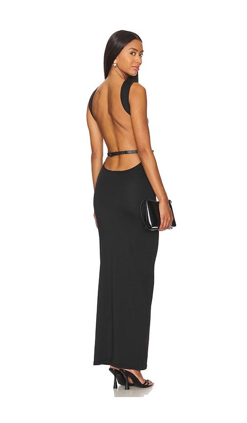 superdown trista maxi dress in black. - size l (also in m)