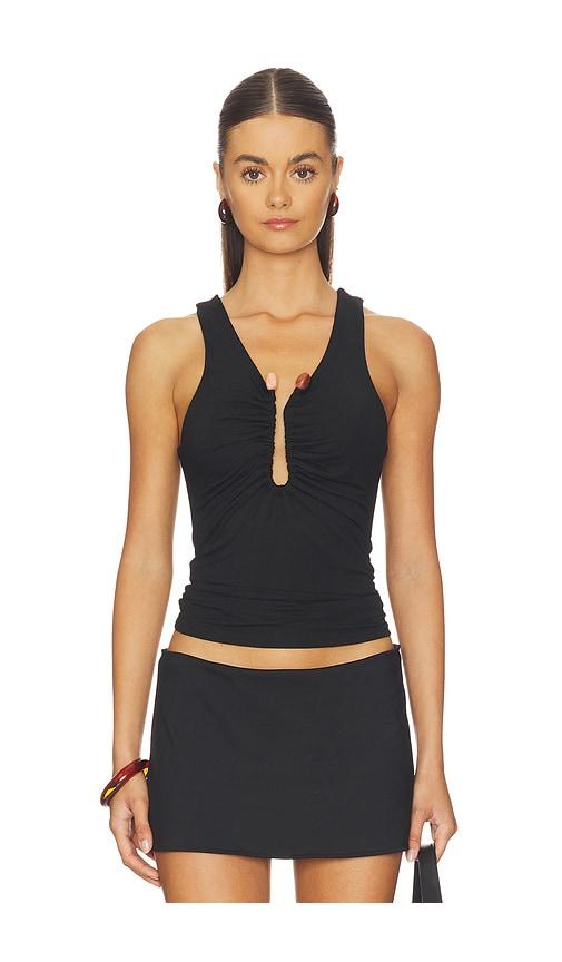 superdown vandelia top in black. - size s (also in xs)