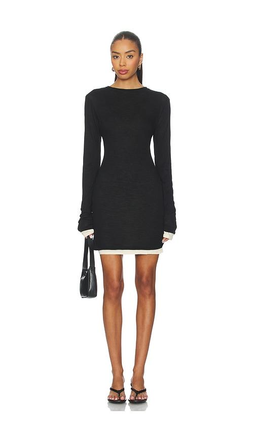superdown vayda mini dress in black,cream. - size xs (also in xxs)