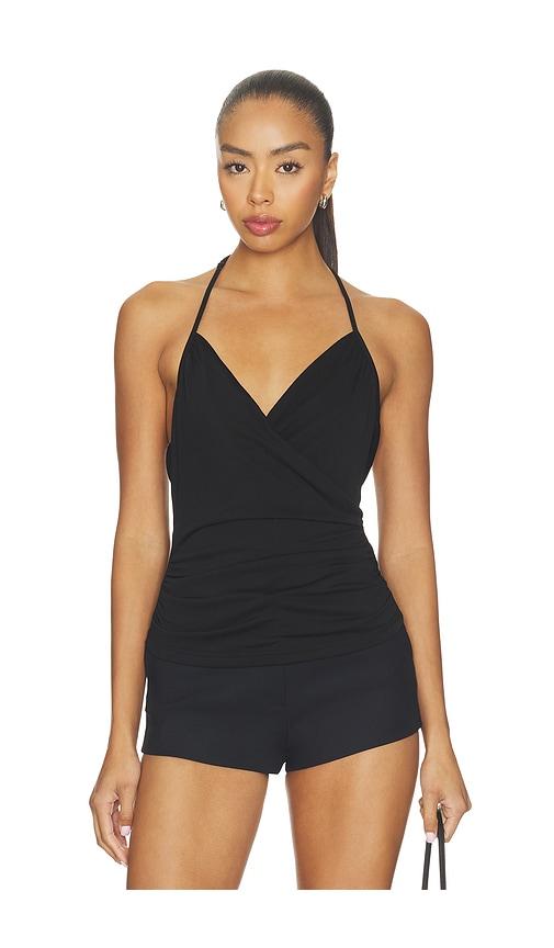superdown x blake evin amberlyn halter top in black. - size l (also in xs, xxs, s, m, xl)