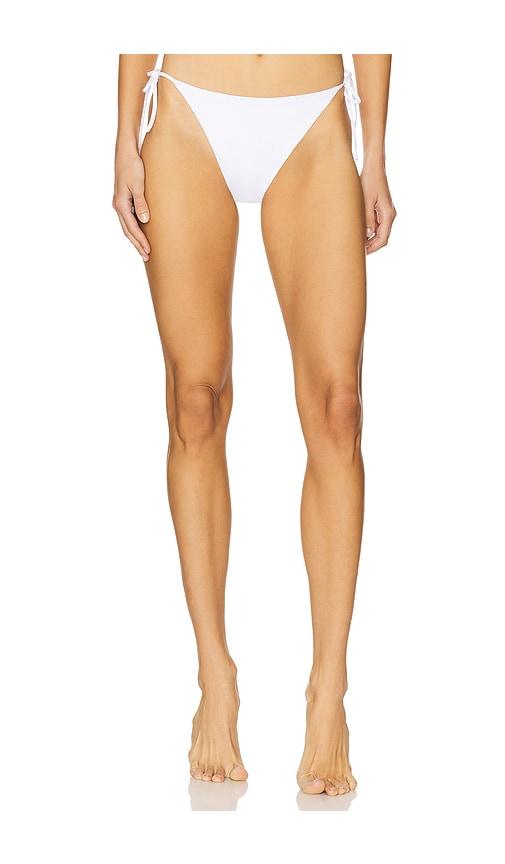 susana monaco string bottom in white. - size l (also in m, s)