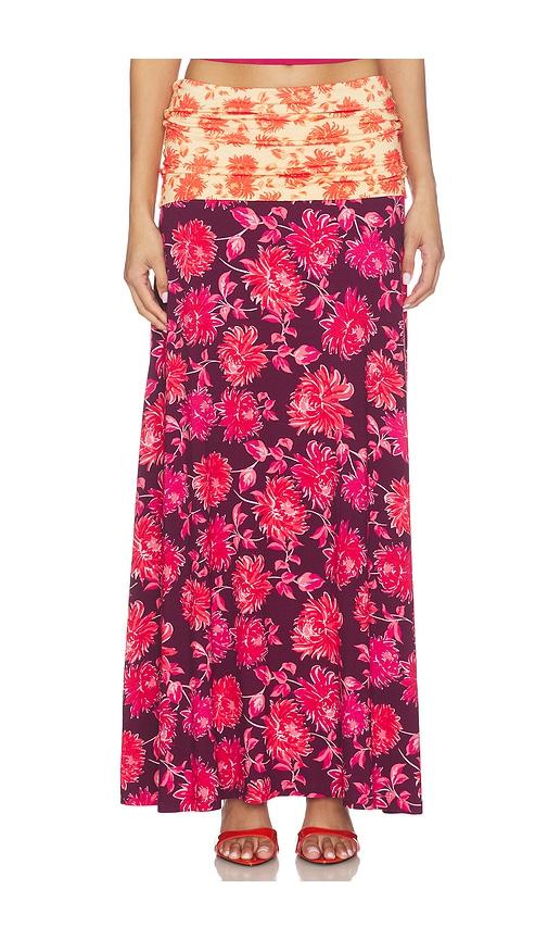 susmies susmie's flora skirt in pink.