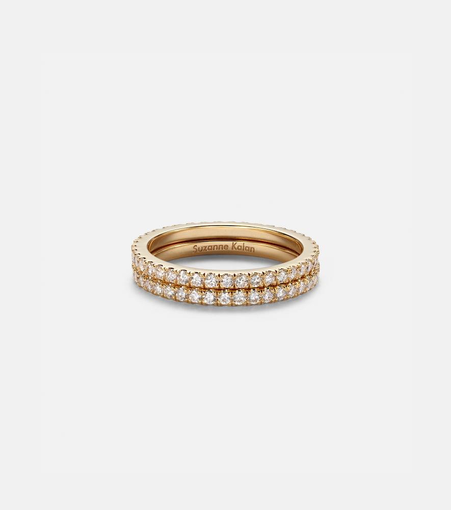suzanne kalan midi 18kt gold tech ring jackets with diamonds