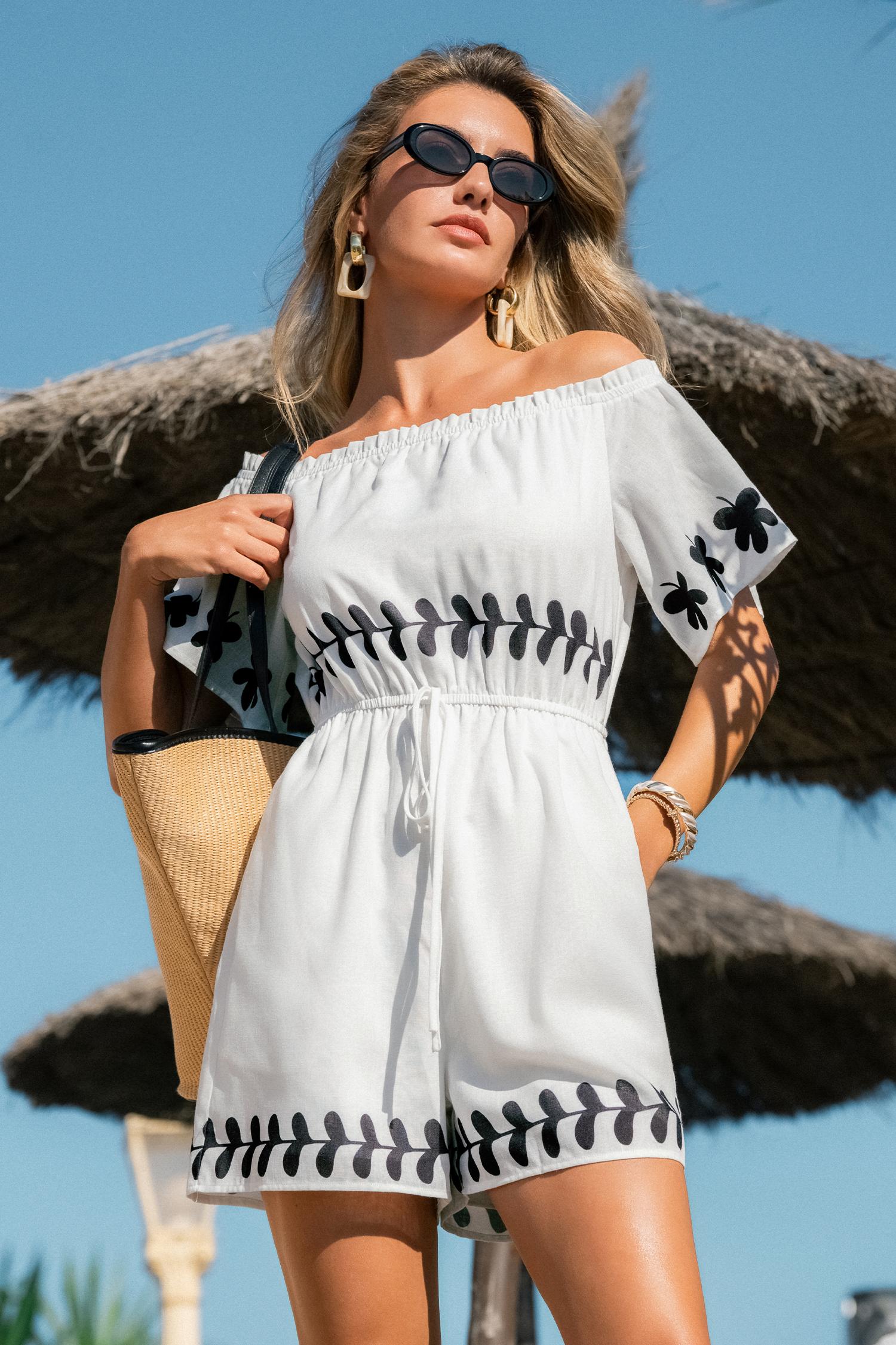 sweetest thing white romper - l