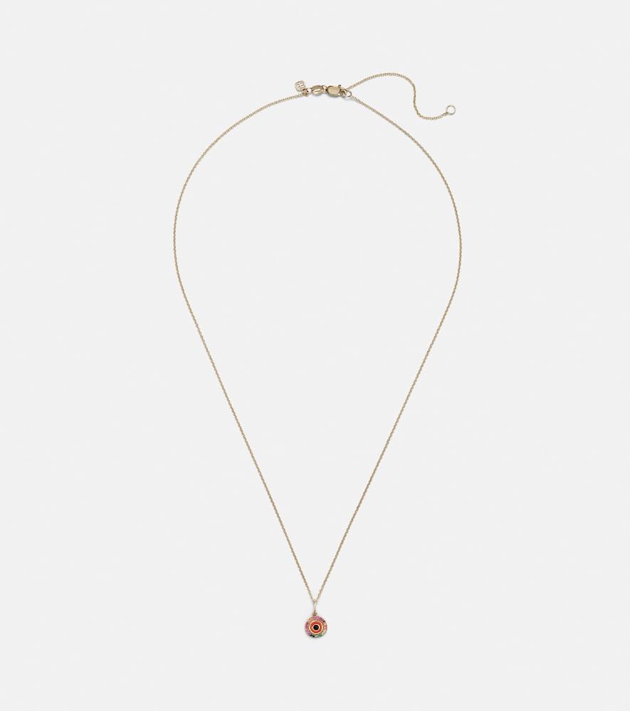 sydney evan evil eye 14kt gold and diamond necklace