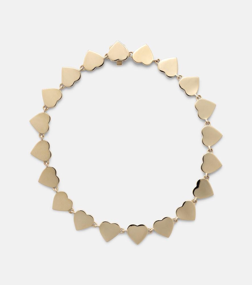 sydney evan pure heart eternity 14kt gold bracelet