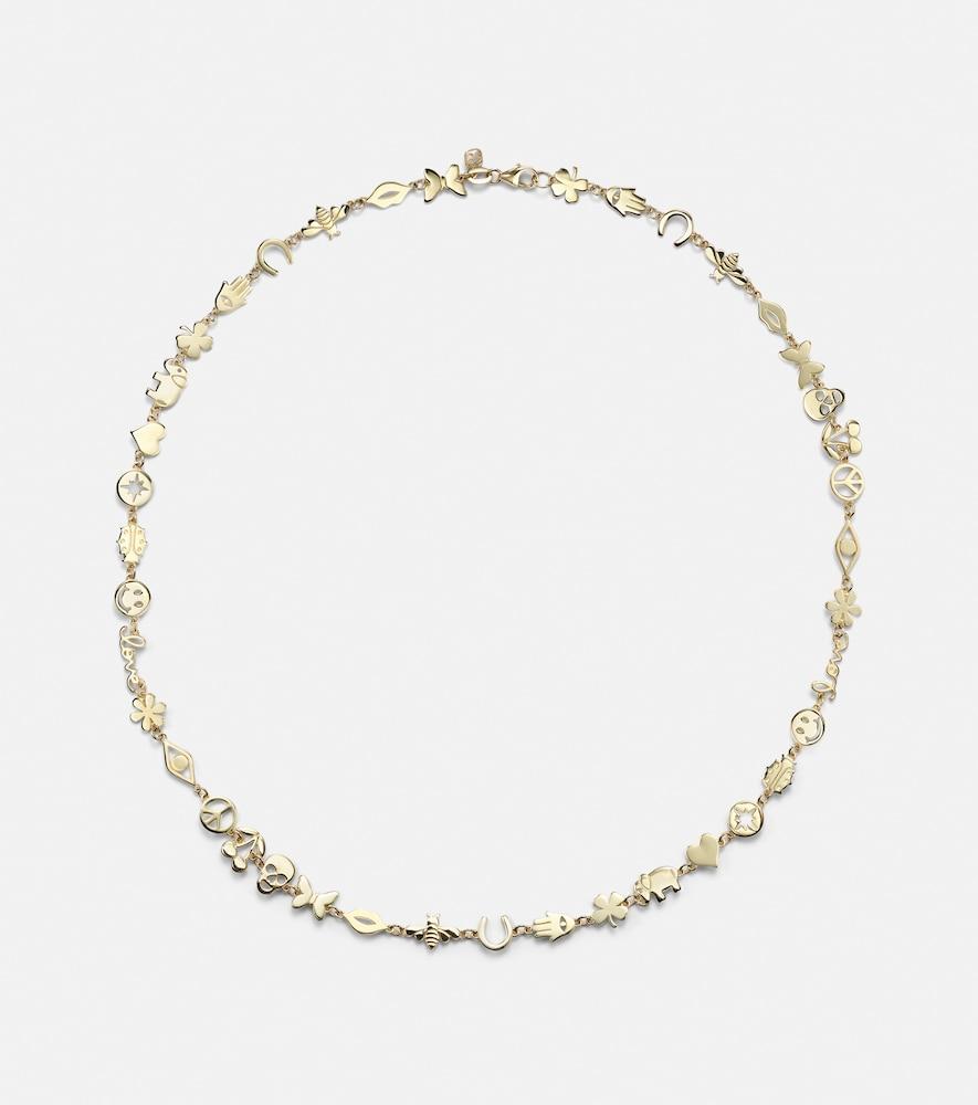 sydney evan pure tiny 14kt gold necklace
