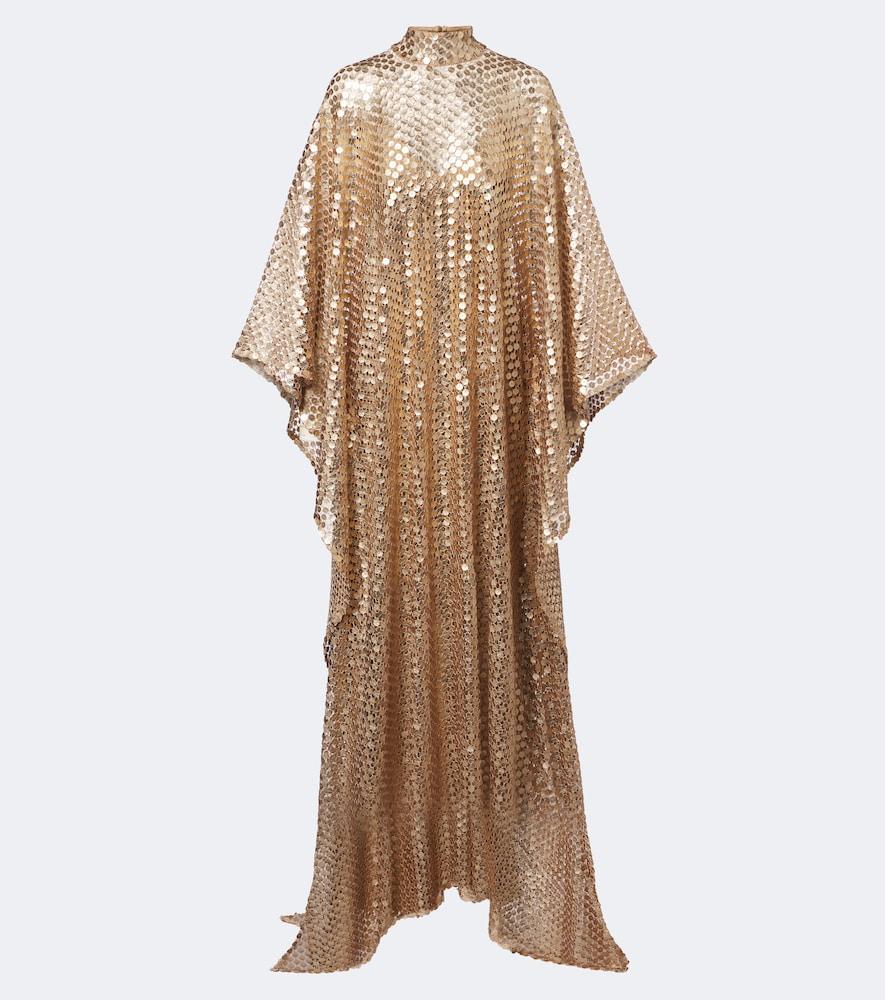 taller marmo deserto sequined kaftan