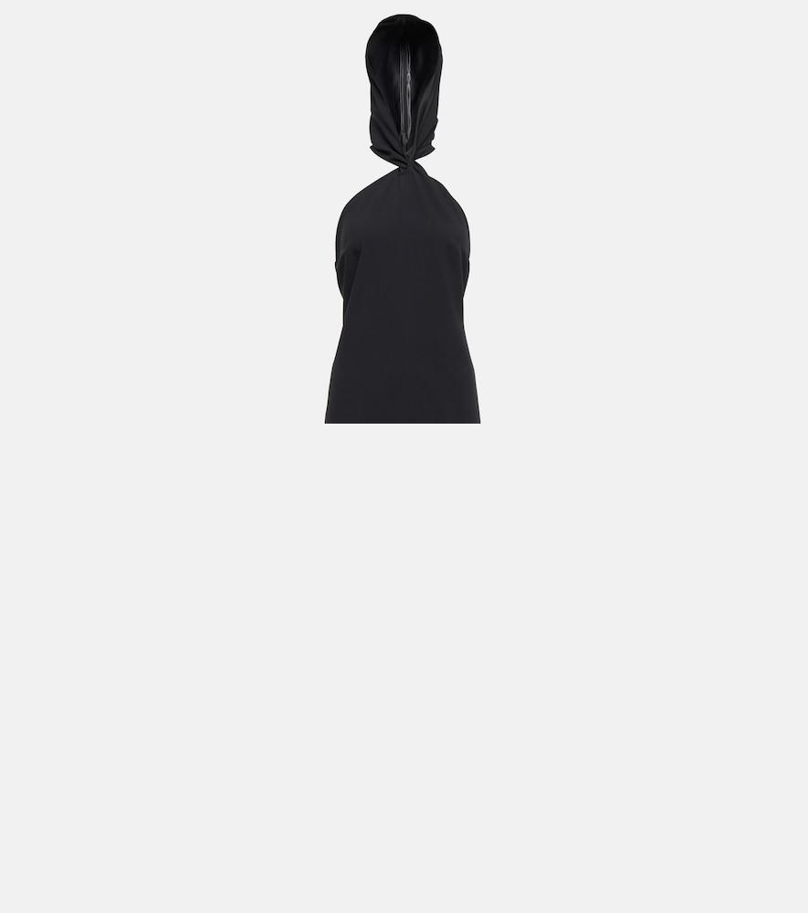 taller marmo diablo halterneck crêpe maxi dress