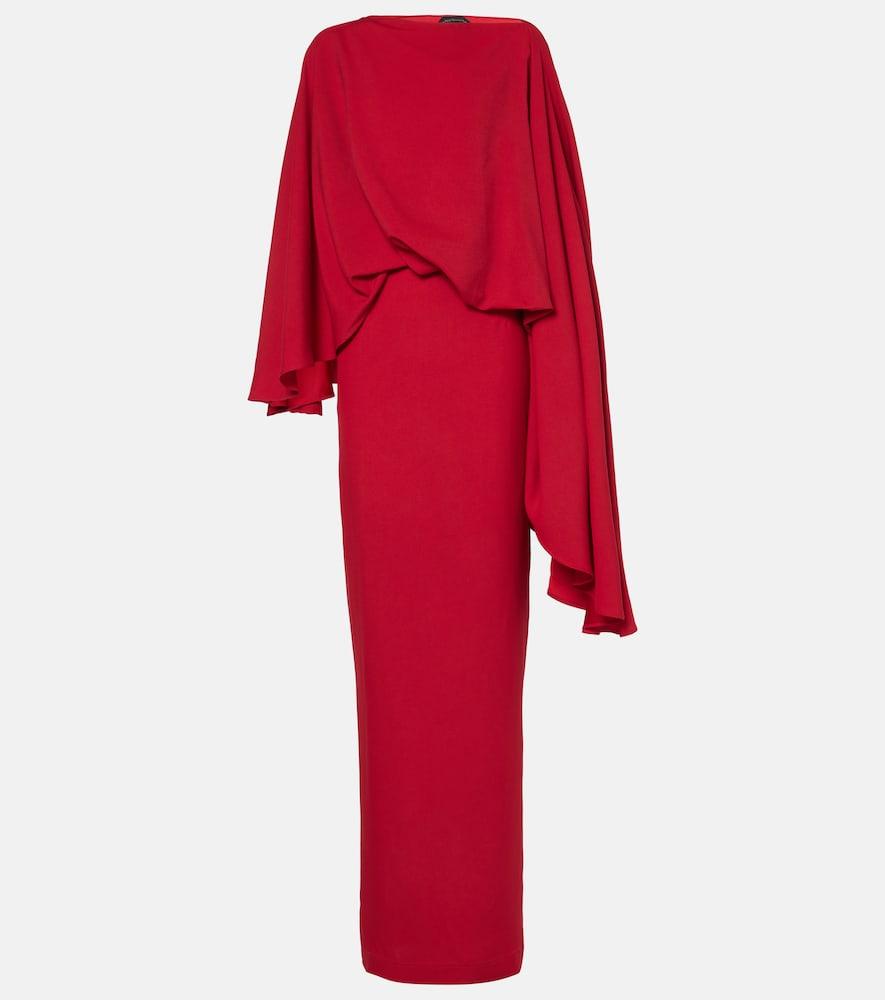 taller marmo eolia crêpe cady gown