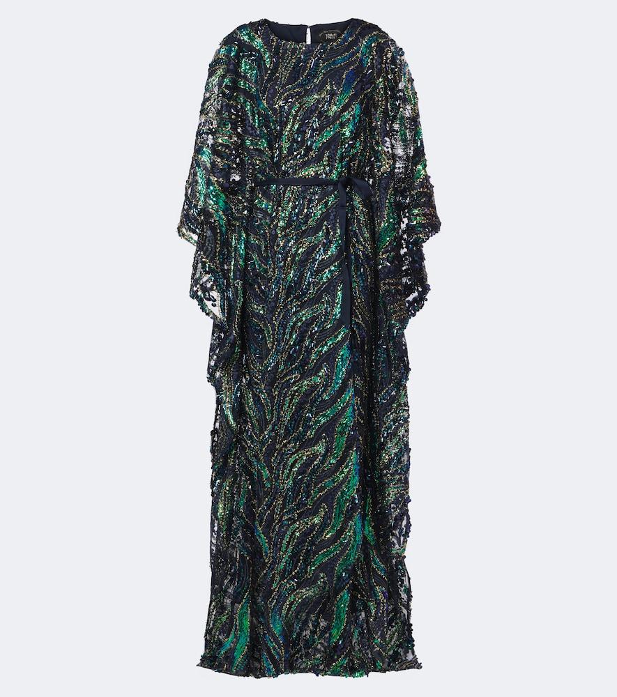 taller marmo firefly sequined kaftan