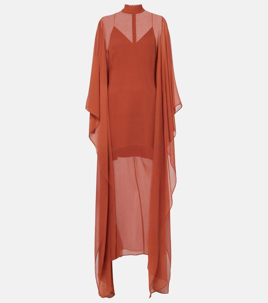 taller marmo lanzarote silk chiffon kaftan