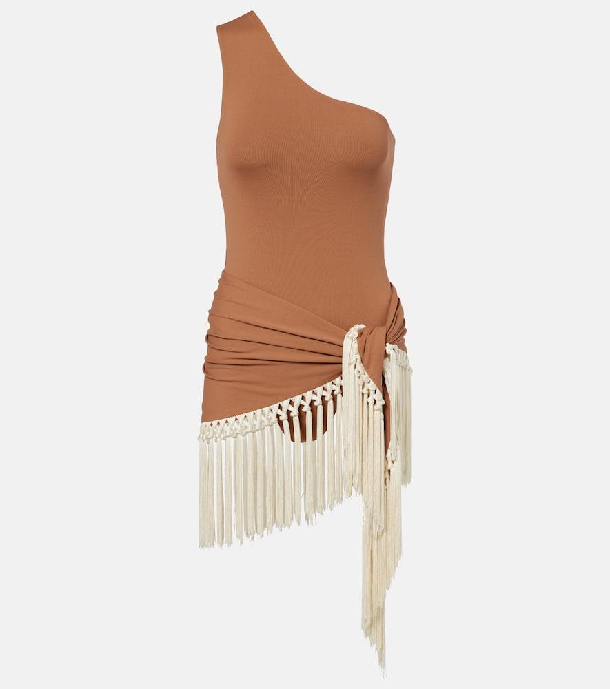 taller marmo yacare swimsuit and beach cover-up set