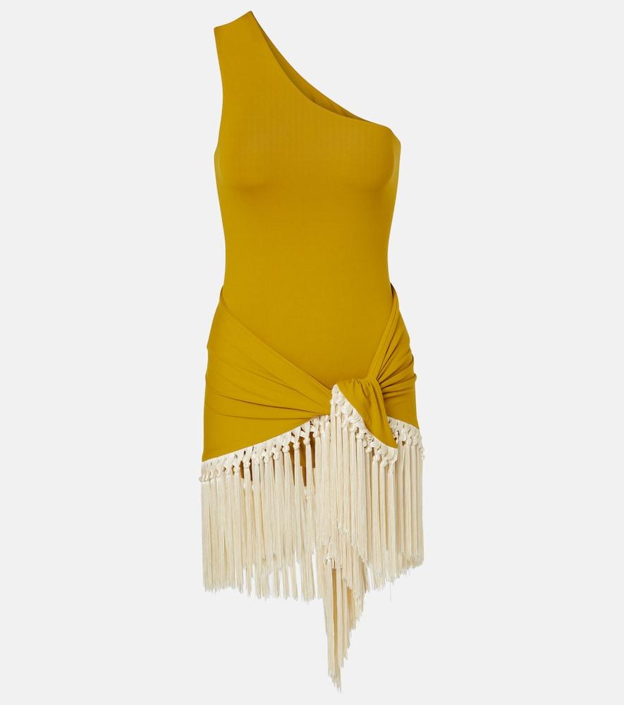 taller marmo yacare swimsuit and beach cover-up set